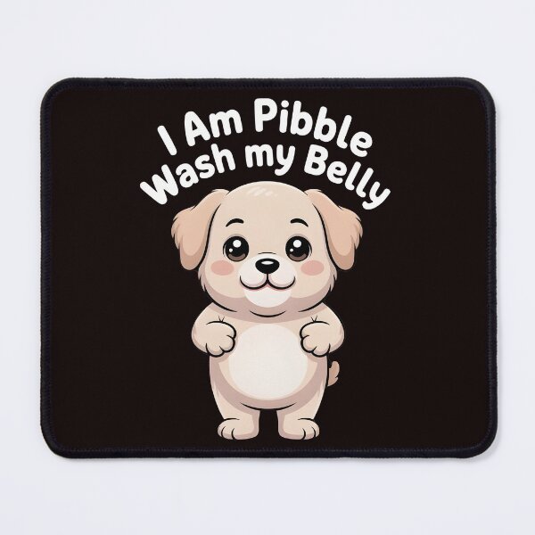 Item preview, I Am Pibble Wash My Belly – Pit Bull Humor for Dog Lovers designed and sold by Redgiant87x.