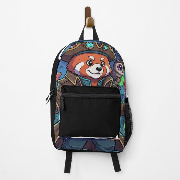 Item preview, Sci Fi Pirate Fox And Raccoon Fantasy Animal Illustration designed and sold by RebellDancer.