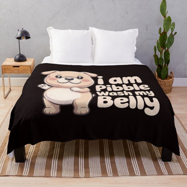 Item preview, I Am Pibble Wash My Belly – Adorable Funny Dog Saying designed and sold by Redgiant87x.