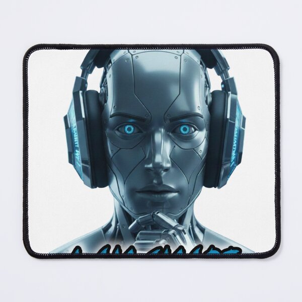 Item preview, I Am Smart – Futuristic AI Robot Illustration | Tech Intelligence Art designed and sold by Ranrajshop.