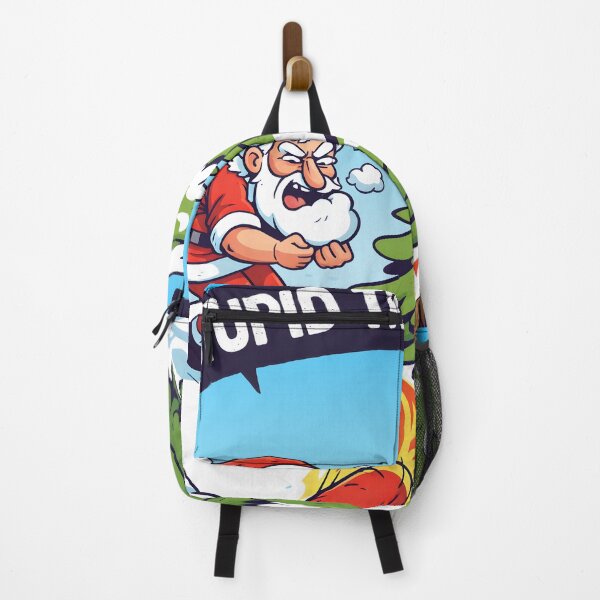 Item preview,  Funny Angry Santa Claus Stupid Tree Grumpy Christmas Holiday Humor designed and sold by DrawHandArt.