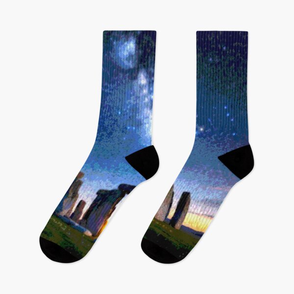 Item preview, stonehenge dark cross b colorful abstract design designed and sold by SmashingDeals.