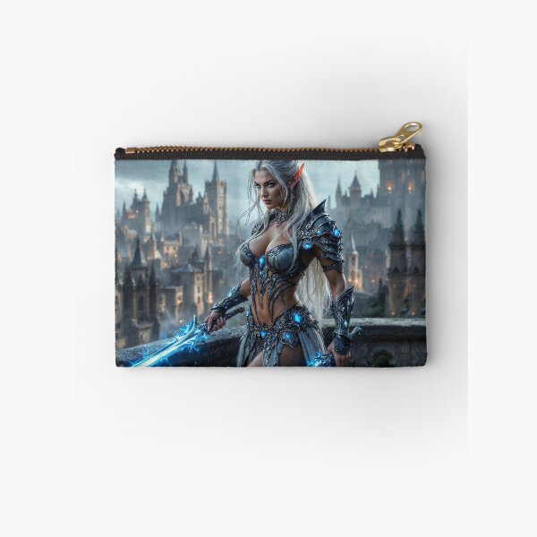 Item preview, Elven assassin on a medieval balcony designed and sold by Logoetika.