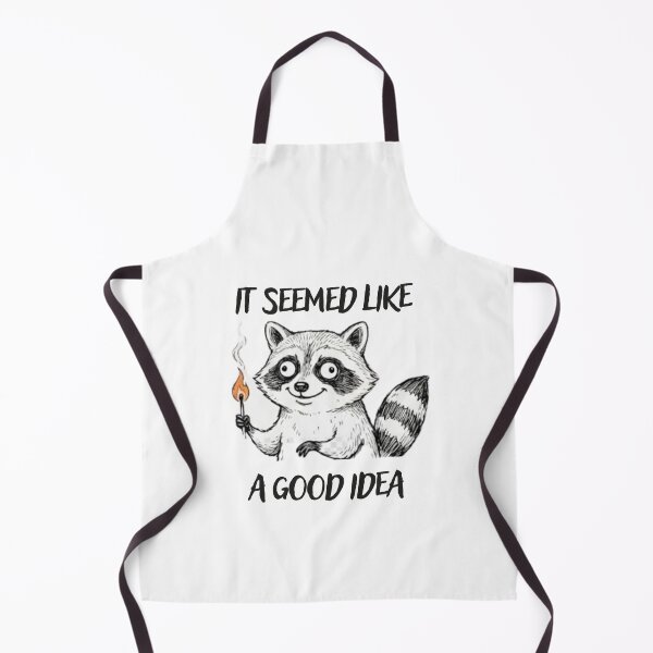 Item preview, It Seemed Like A Good Idea - Chaotic Raccoon with Match designed and sold by my7shirts.