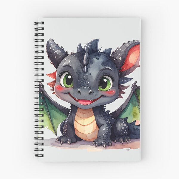 Item preview, A magical baby dragon with green wings smiles kindly. designed and sold by LiskoDesign.