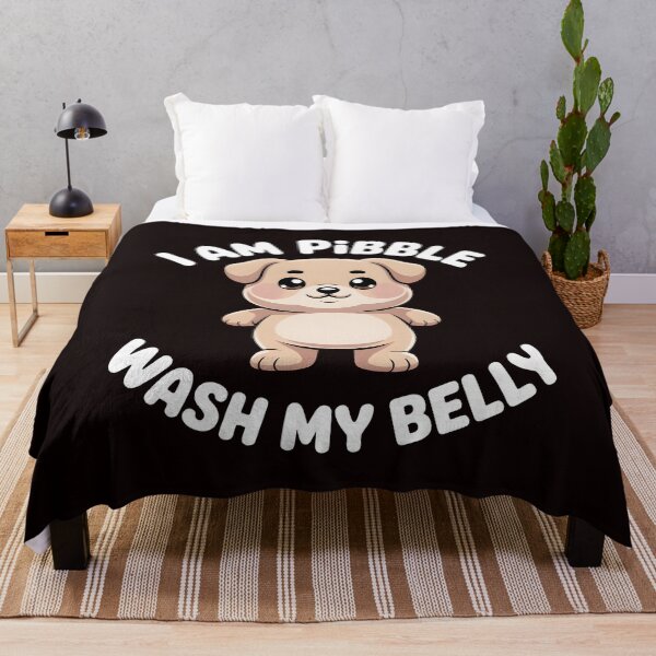 Item preview, I Am Pibble Wash My Belly – Sweet Pibble Humor Design designed and sold by Redgiant87x.
