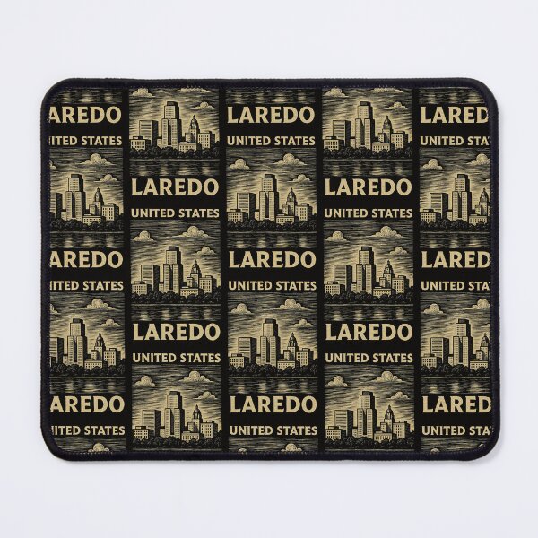 Item preview, Laredo USA Linocut Style designed and sold by Thistle-TShop.