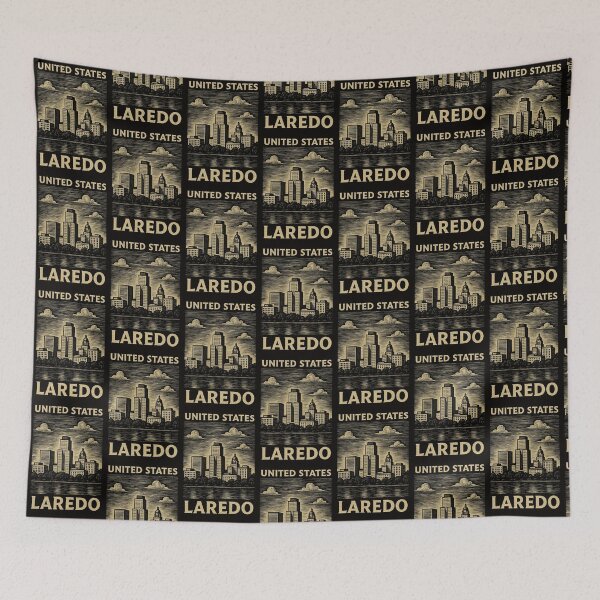 Item preview, Laredo USA Linocut Style  designed and sold by Thistle-TShop.