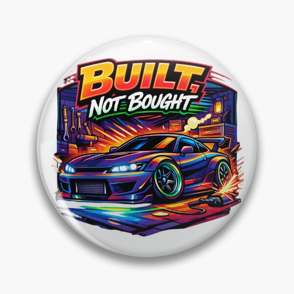 Item preview, Built, Not Bought – Custom Car Culture Cartoon Design designed and sold by gavinroyal.