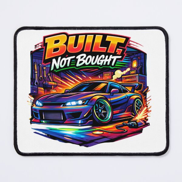 Item preview, Built, Not Bought – Custom Car Culture Cartoon Design designed and sold by gavinroyal.