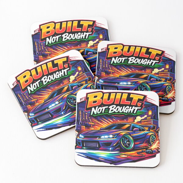 Item preview, Built, Not Bought – Custom Car Culture Cartoon Design designed and sold by gavinroyal.