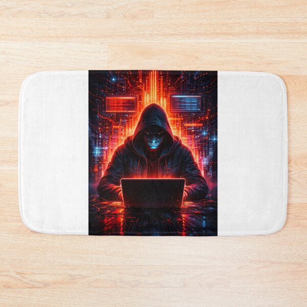 Item preview, Futuristic Hacker in Cyberpunk designed and sold by JrSkDesign ✅ .