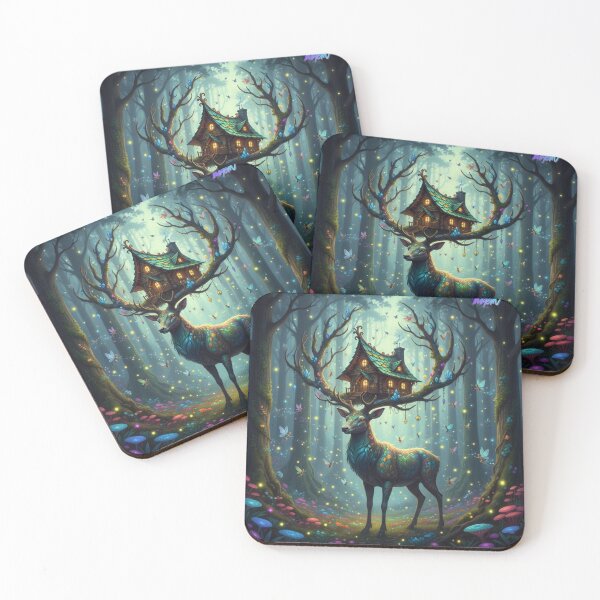 Item preview, mystic stag designed and sold by MYTHICAL ME.