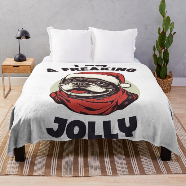 Item preview, Jolly Pug Holiday Cheer designed and sold by MOFAPPAREL.