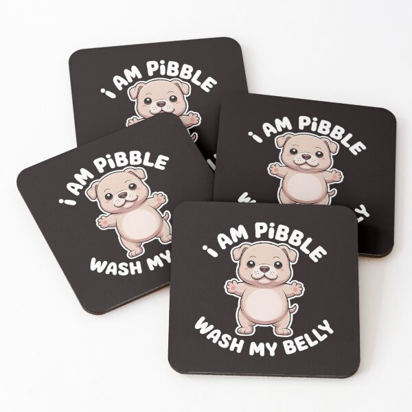 Item preview, I Am Pibble Wash My Belly – Wholesome Funny Dog Meme designed and sold by Redgiant87x.