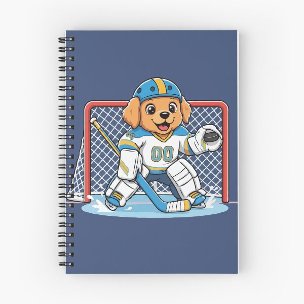 Item preview, Cute Golden Retriever Ice Hockey Goalie Puppy | Happy Winter Puppy designed and sold by The Real Life Symphony.