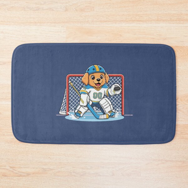 Item preview, Cute Golden Retriever Ice Hockey Goalie Puppy | Happy Winter Puppy designed and sold by The Real Life Symphony.