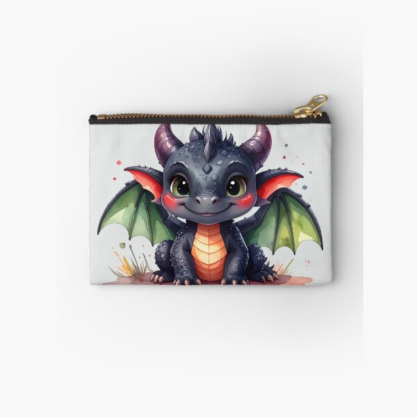 Item preview, Magical baby dragon with green wings is well-behaved designed and sold by LiskoDesign.