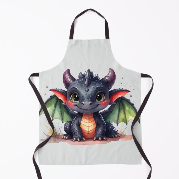 Item preview, Magical baby dragon with green wings is well-behaved designed and sold by LiskoDesign.