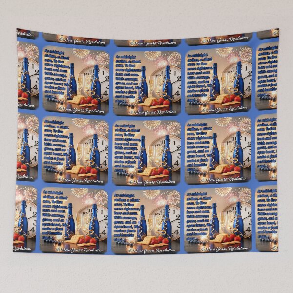 Item preview, A New Years Resolution - Blue 1 designed and sold by 1st Choice Design.