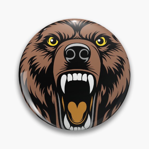 Item preview, Roaring Bear Power Emblem designed and sold by Karlov78Print.