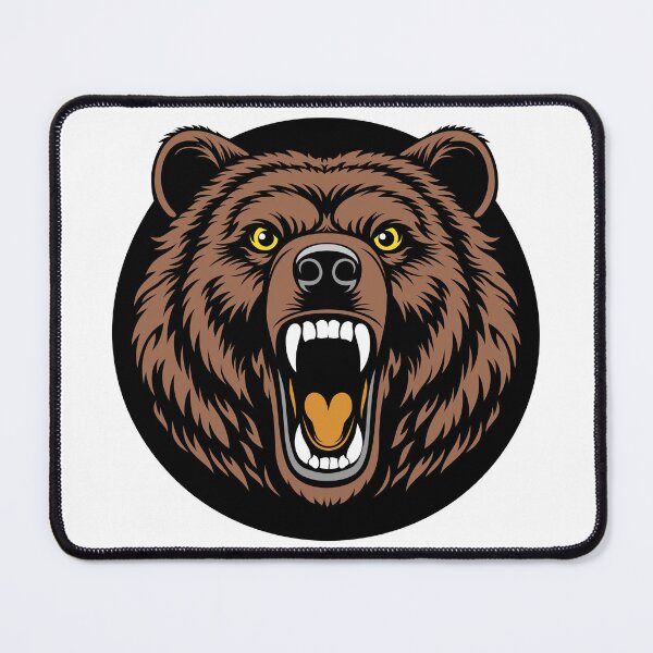Item preview, Roaring Bear Power Emblem designed and sold by Karlov78Print.