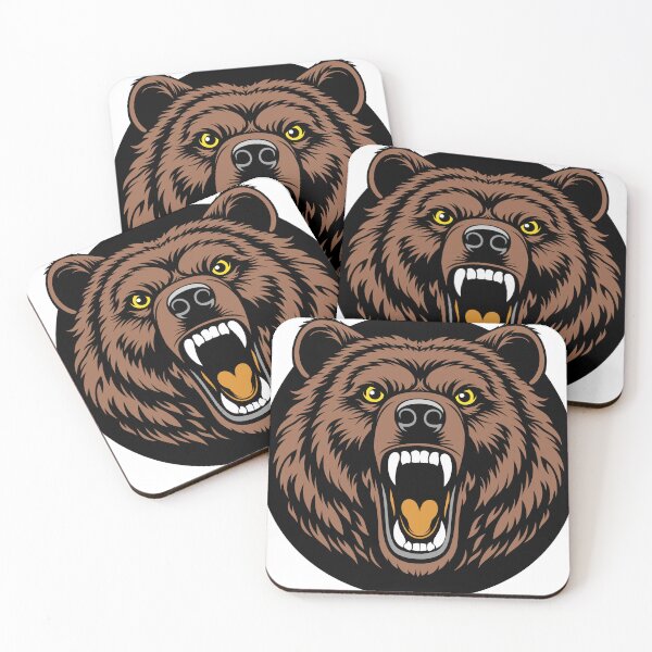 Item preview, Roaring Bear Power Emblem designed and sold by Karlov78Print.