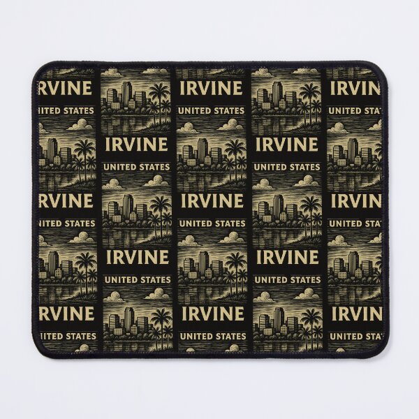 Item preview, Irvine USA Linocut Style  designed and sold by Thistle-TShop.