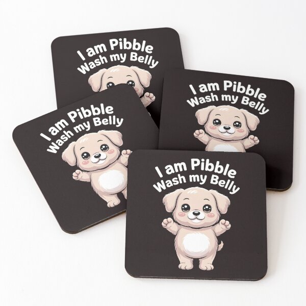 Item preview, I Am Pibble Wash My Belly – Pit Bull Puppy Lover Design designed and sold by Redgiant87x.
