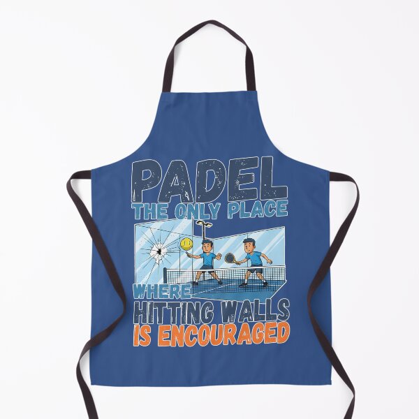 Item preview, Funny Padel Quote - Hitting Walls Encouraged Padel Tennis designed and sold by Mr Lee.