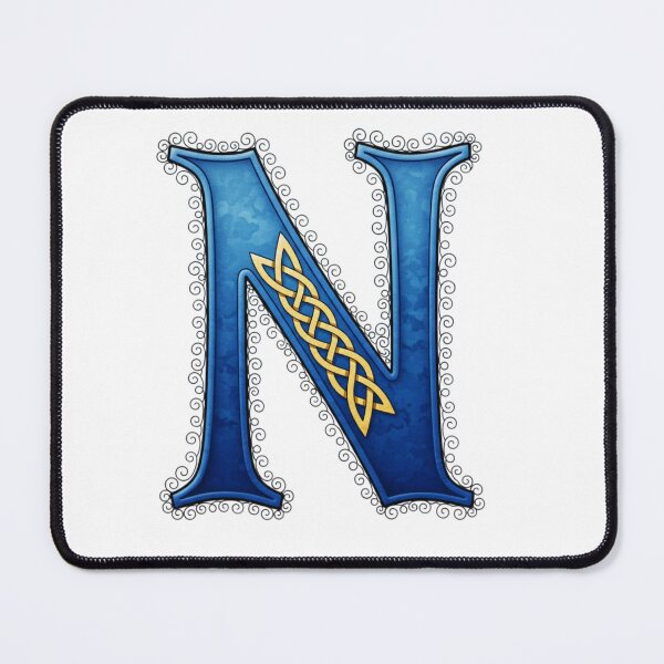 Item preview, Golden Celtic Monogram Letter N(Custom Names Available - Contact Me) designed and sold by CelticSoulShop.