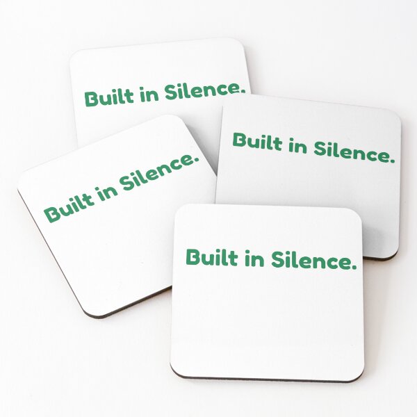Item preview, Built in Silence – Minimalist Motivational Quote Design designed and sold by RICHKIDSSTUDIO.