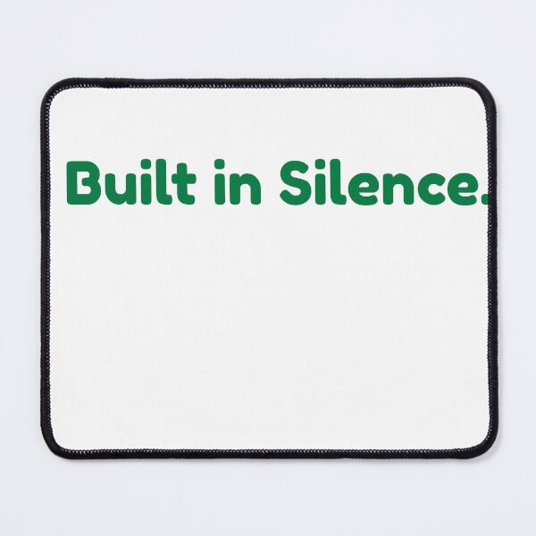Item preview, Built in Silence – Minimalist Motivational Quote Design designed and sold by RICHKIDSSTUDIO.