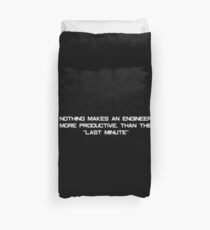 engineer slogan Duvet Cover