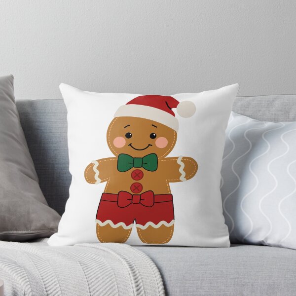 Item preview, Cute Gingerbread Boy in Santa Hat designed and sold by Vector Woofs.