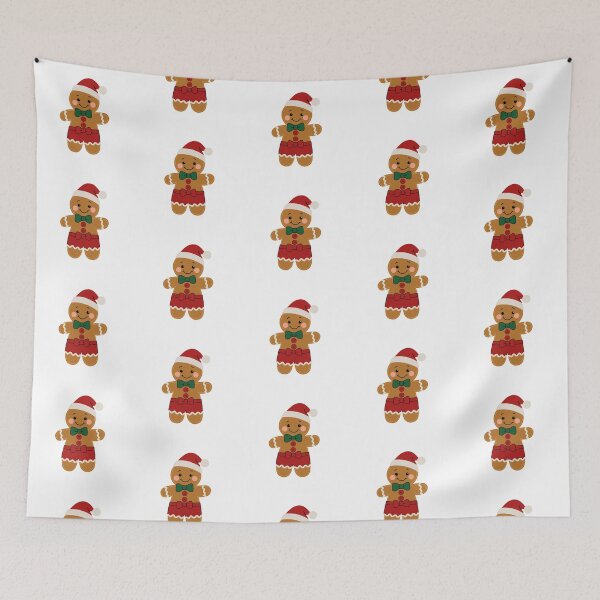 Item preview, Cute Gingerbread Boy in Santa Hat designed and sold by Vector Woofs.