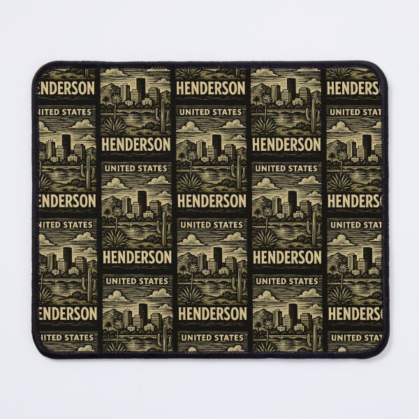 Item preview, Henderson USA Linocut Style  designed and sold by Thistle-TShop.