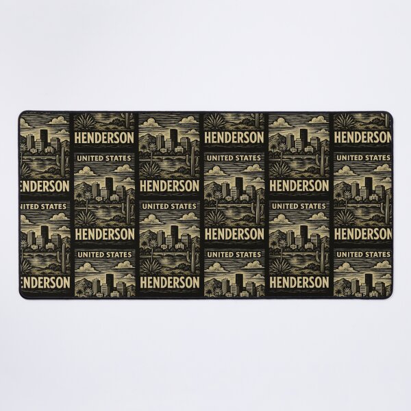 Item preview, Henderson USA Linocut Style  designed and sold by Thistle-TShop.