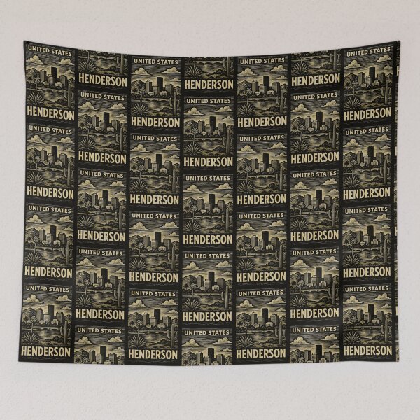 Item preview, Henderson USA Linocut Style  designed and sold by Thistle-TShop.