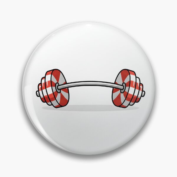 Item preview, Candy Cane Barbell Funny Christmas Weightlifting Graphic designed and sold by AestheticCore Designs.