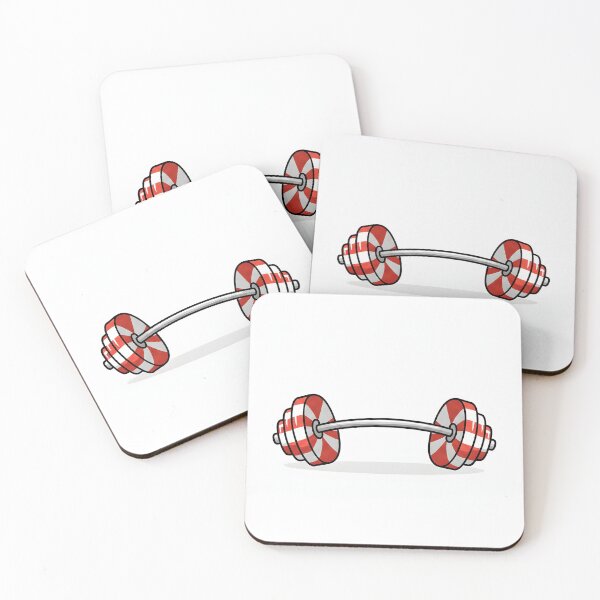 Item preview, Candy Cane Barbell Funny Christmas Weightlifting Graphic designed and sold by AestheticCore Designs.