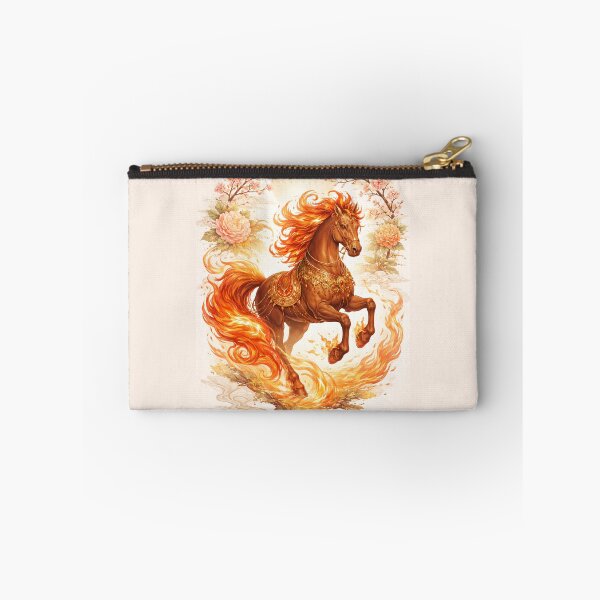 Item preview, 2026 Flaming Horse – Fire Zodiac Cherry Blossom designed and sold by PunchDrop.
