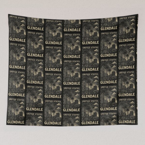 Item preview, Glendale USA Linocut Style  designed and sold by Thistle-TShop.