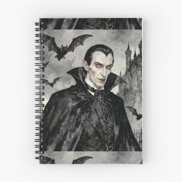 Item preview, The evil of Dracula Illustration from Bram Stoker's Dracula character portrait art designed and sold by Vintage Designs +.