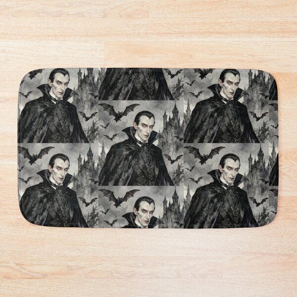 Item preview, The evil of Dracula Illustration from Bram Stoker's Dracula character portrait art designed and sold by Vintage Designs +.