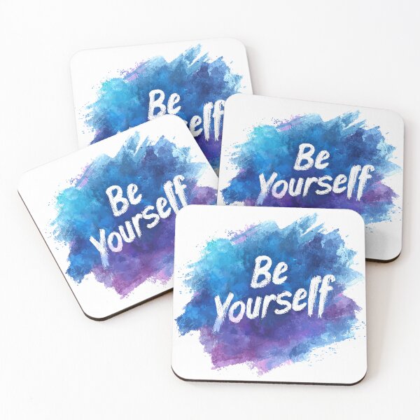 Item preview, Be Yourself Watercolor Design - Inspirational Quote T-Shirt & Merchandise designed and sold by DConcept.