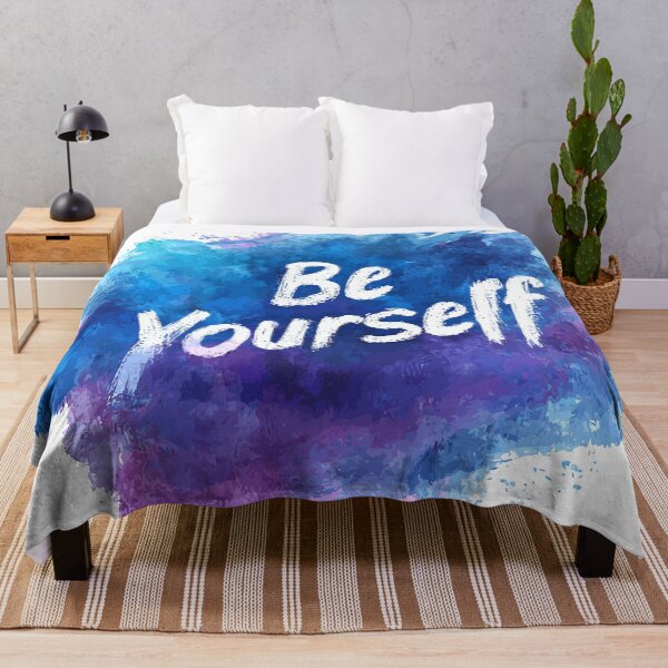 Item preview, Be Yourself Watercolor Design - Inspirational Quote T-Shirt & Merchandise designed and sold by DConcept.