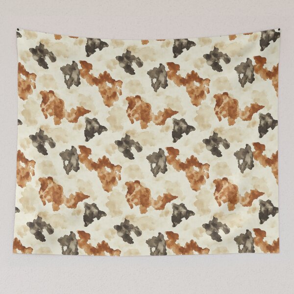 Item preview, Watercolor Cow Print Pattern | Neutral Western Farmhouse Aesthetic designed and sold by PaperieJennifer.