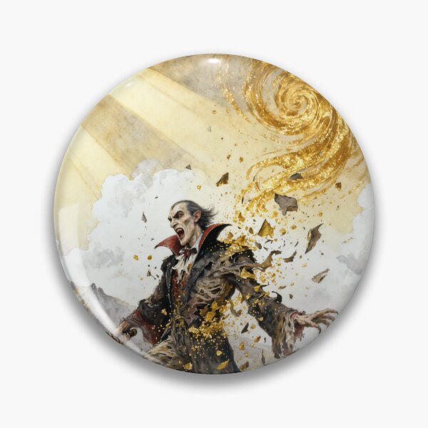 Item preview, Dracula burned by the sun Illustration from Bram Stoker's Dracula character portrait art designed and sold by Vintage Designs +.