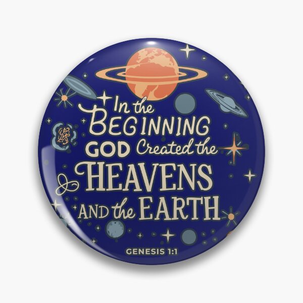 Item preview, Genesis 1:1 Bible Verse – “In the Beginning God Created the Heavens and the Earth” designed and sold by poptren.